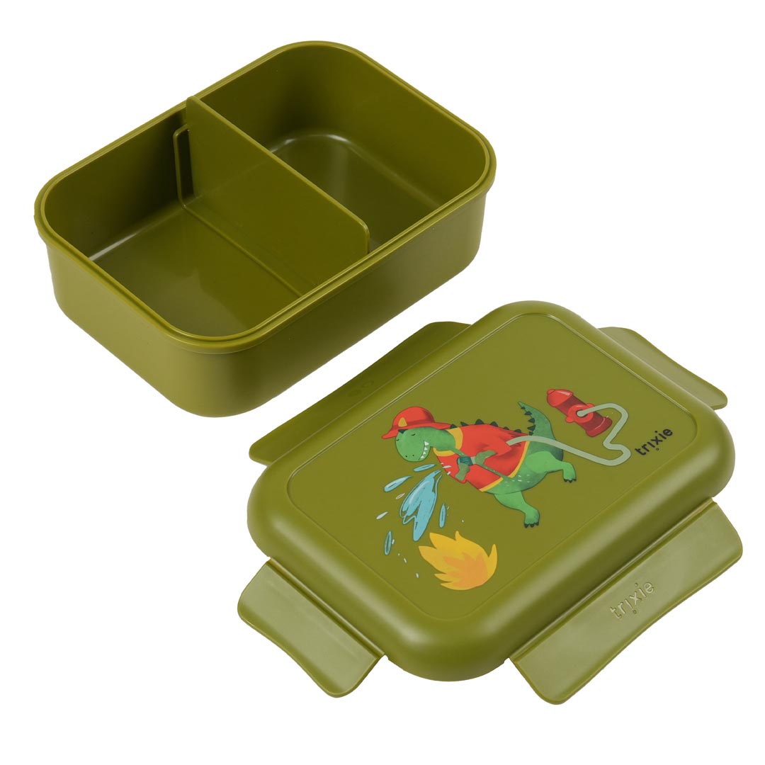 Fiambrera con clips - Fireman Mr. Dino